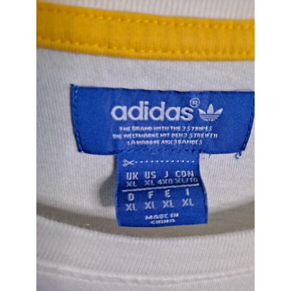Vintage Adidas Single Stitch with Blue Logo on Front Size XL - Picture 2 of 5